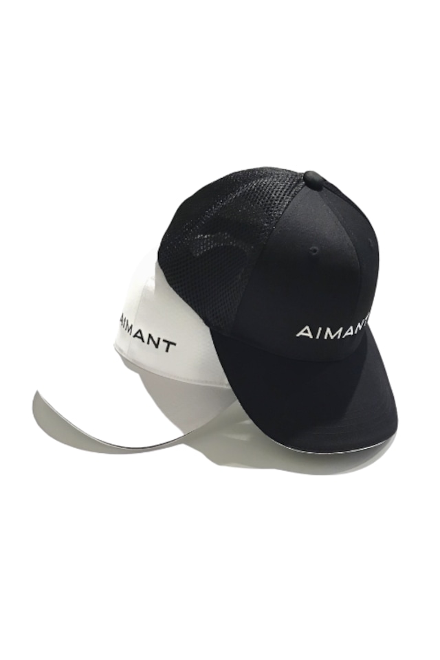 「AIMANT」刺繍ツイル×メッシュキャップ(UNISEX)：6004001
