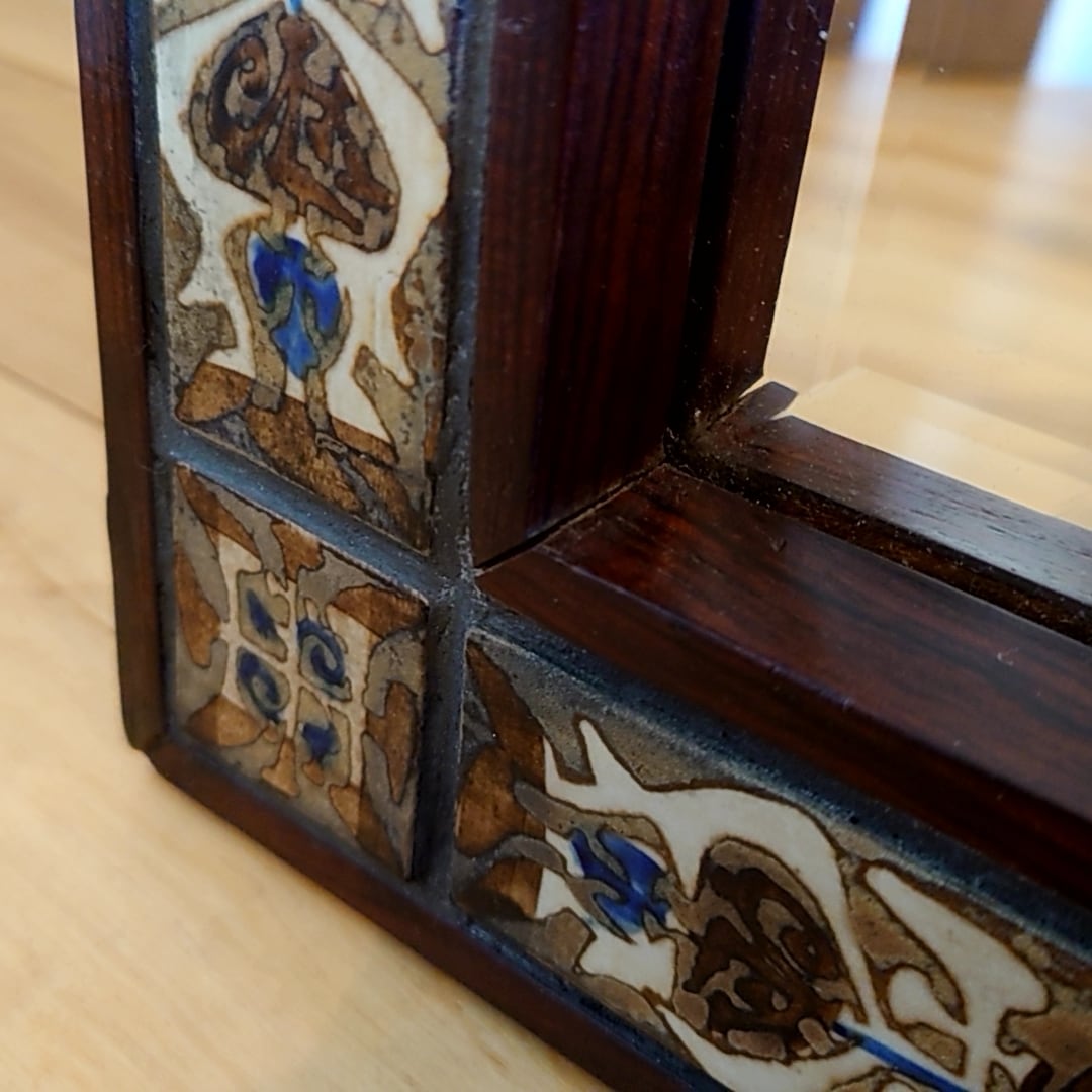 デンマーク HASLEV ウォールミラー ロイヤルコペンハーゲン BACAタイル