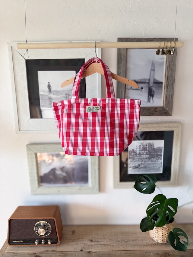 【LANI'S General Store】Palaka mini Tote Bag