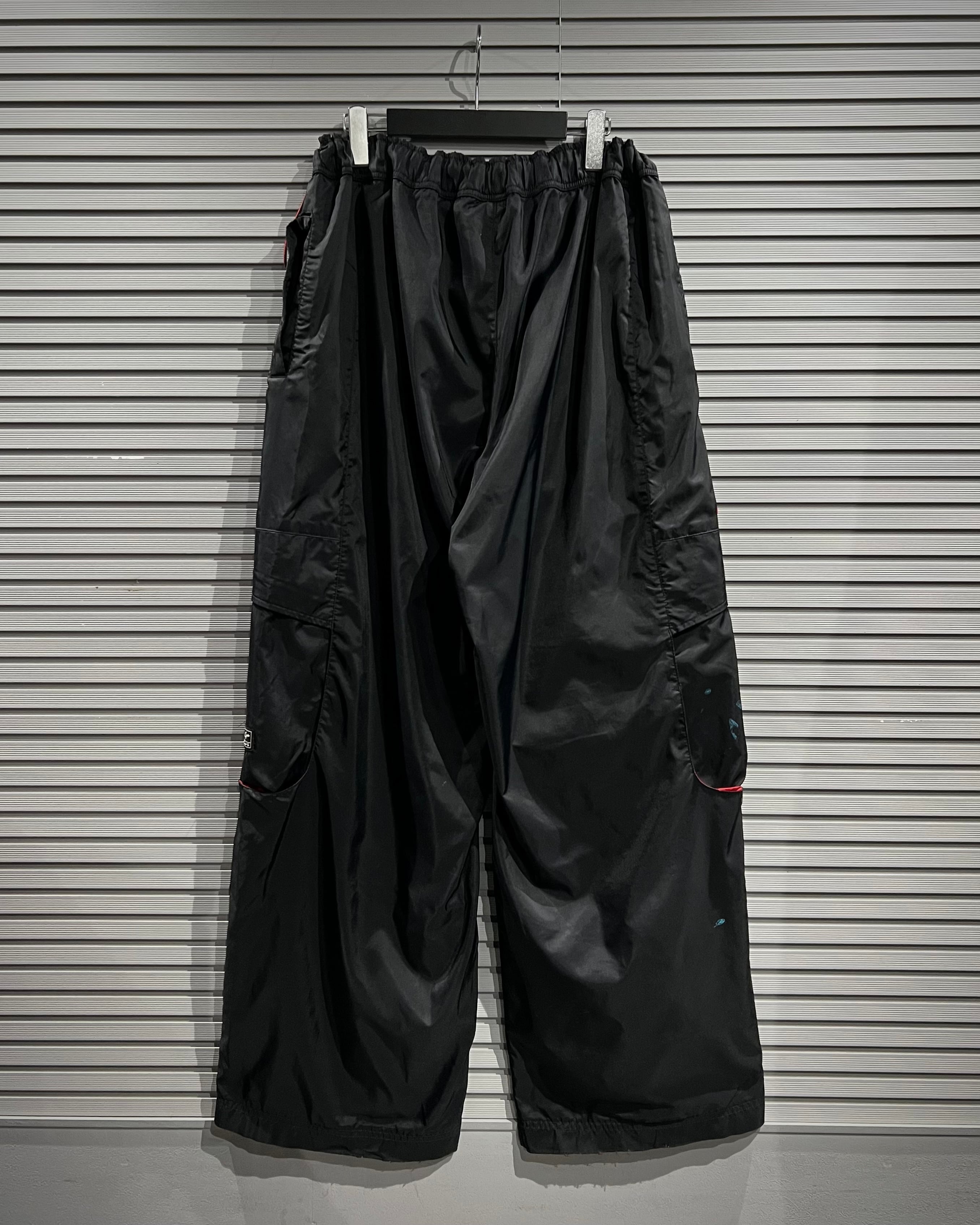X VINTAGE】“NIKE” Pocket Gimmick Nylon Rave Cargo Pants | Caka