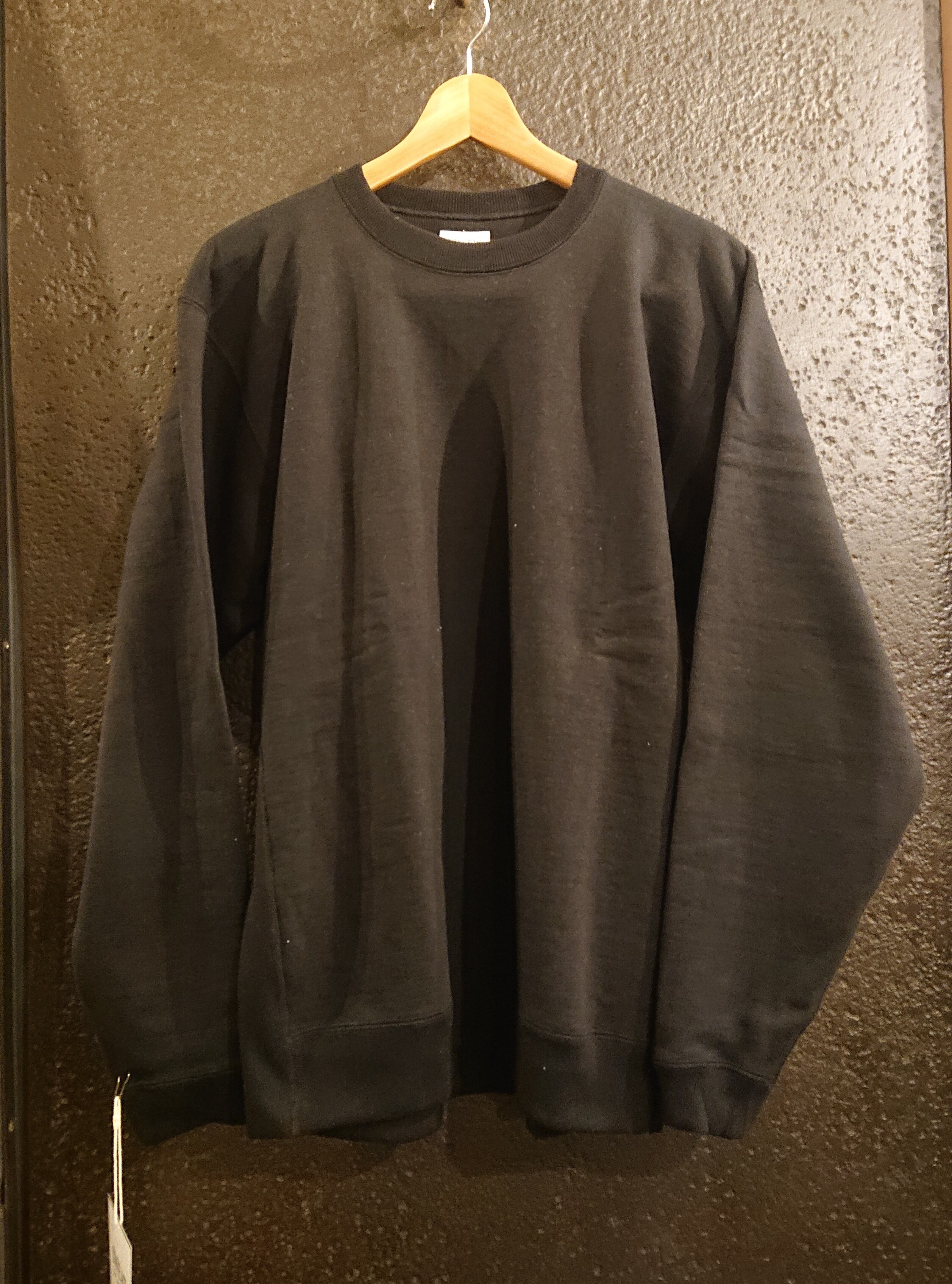 WASEW "TOUGH BRAIDED SWEAT SHIRT" Black Color