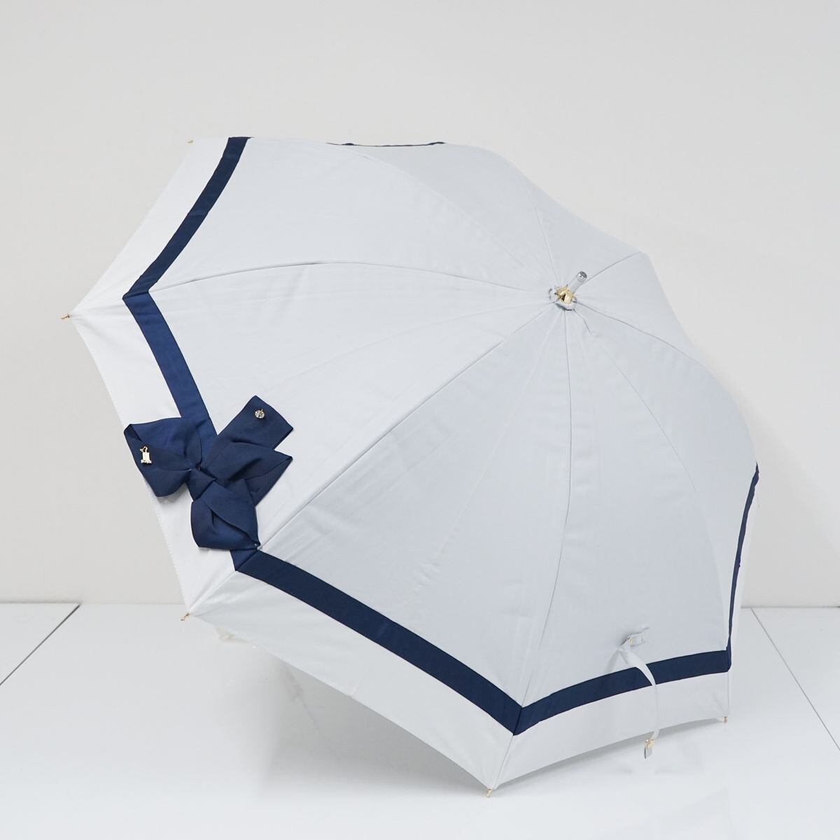晴雨兼用日傘   ランバンオンブルー 美品 ビジュー