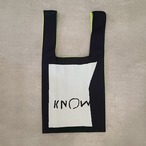 【Kazuki Kamamura】鎌村和貴 KNIT MARCHE BAG  KNOW / THROUGH ニットマルシェバッグ
