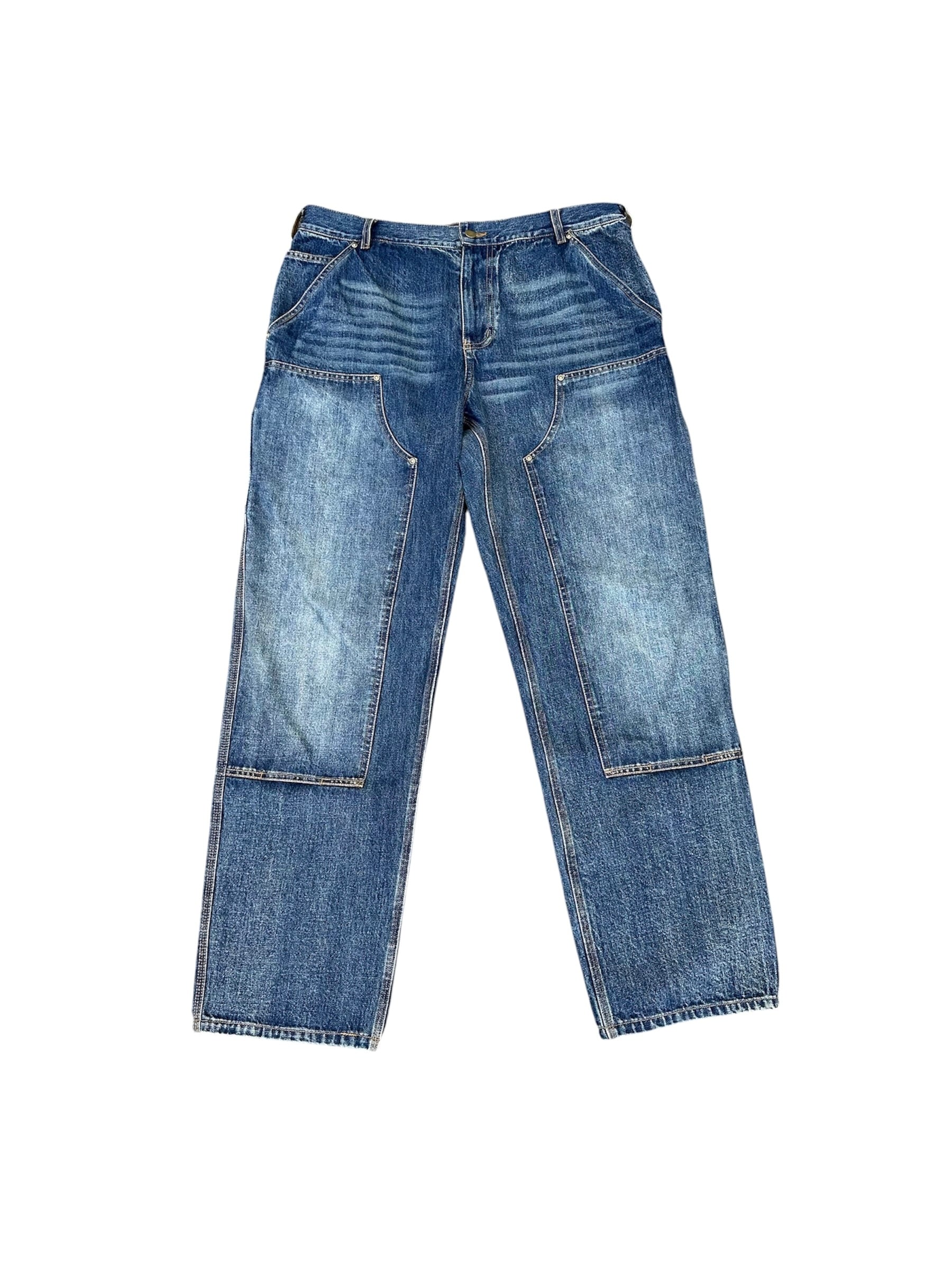 Washed Double Knee Work Pants | 【ボトムス専門店】MODE SPACE