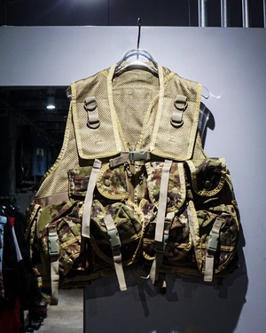 【add (C) vintage】Vegetato Camouflage Pattern Various Gimmick Tactical Vest