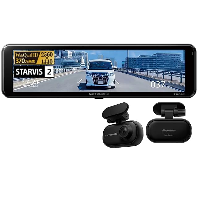 ドライブレコーダー ミラー型【4K 12インチ CarPlayとAndroidAuto対応
