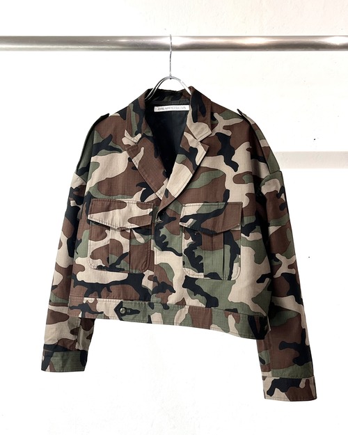 2017SS JOHN LAWRENCE SULLIVAN Camouflage Cropped Jacket