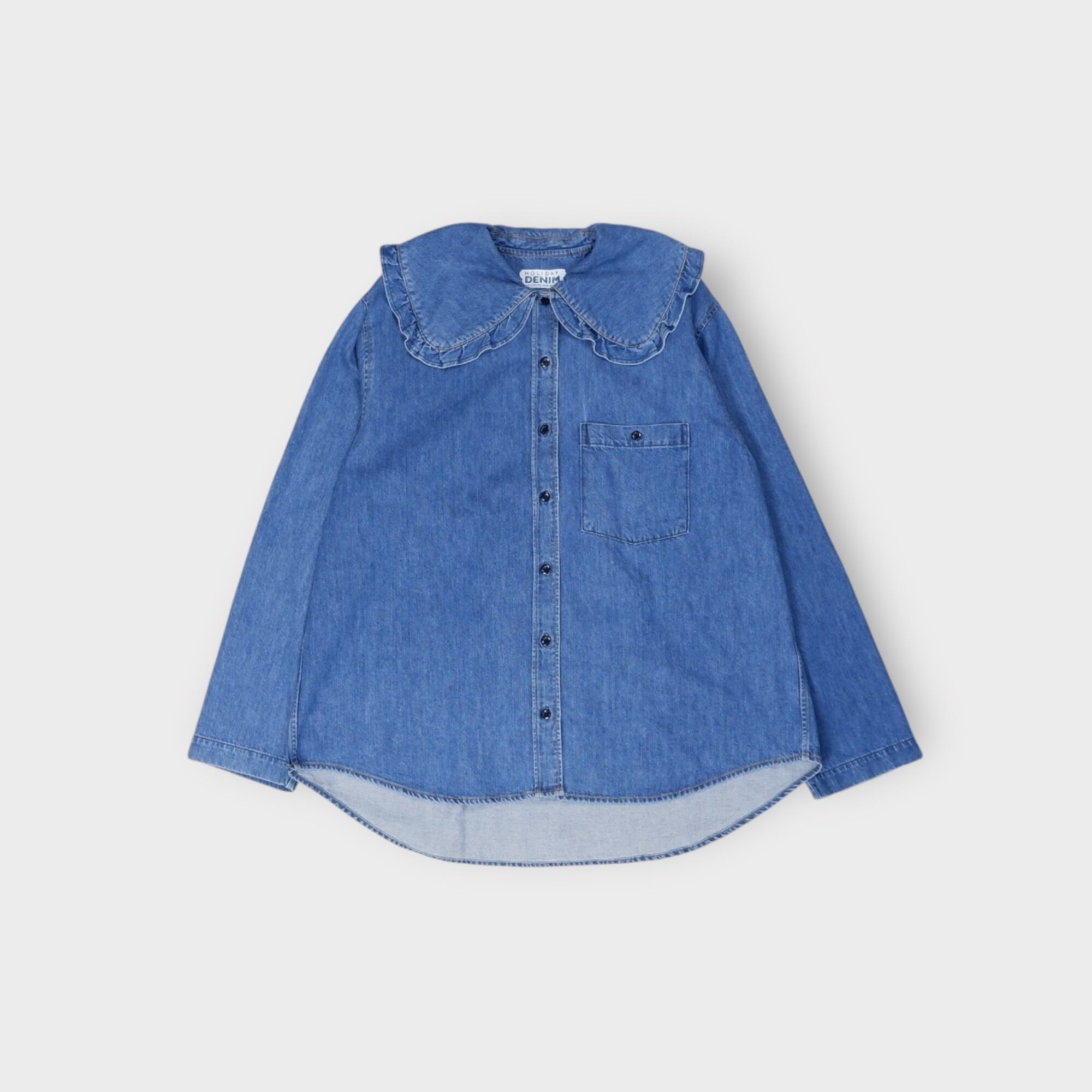 HOLIDAY / PURITAN COLLAR DENIM SHIRT 【公式通販】
