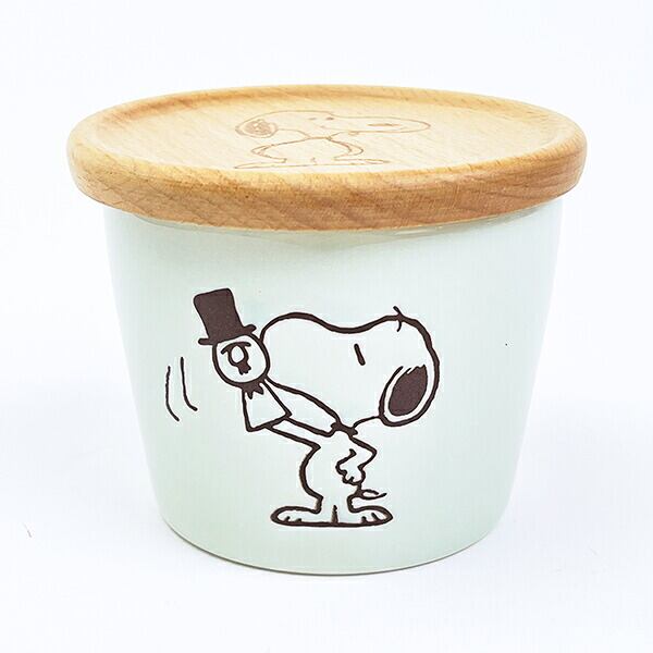 スヌーピー 3WAYウッドトレー＆スイーツカップ ミント コップ SNOOPY