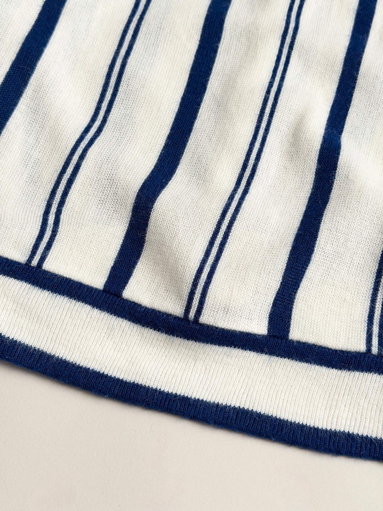 Striped knit cardigan - 12