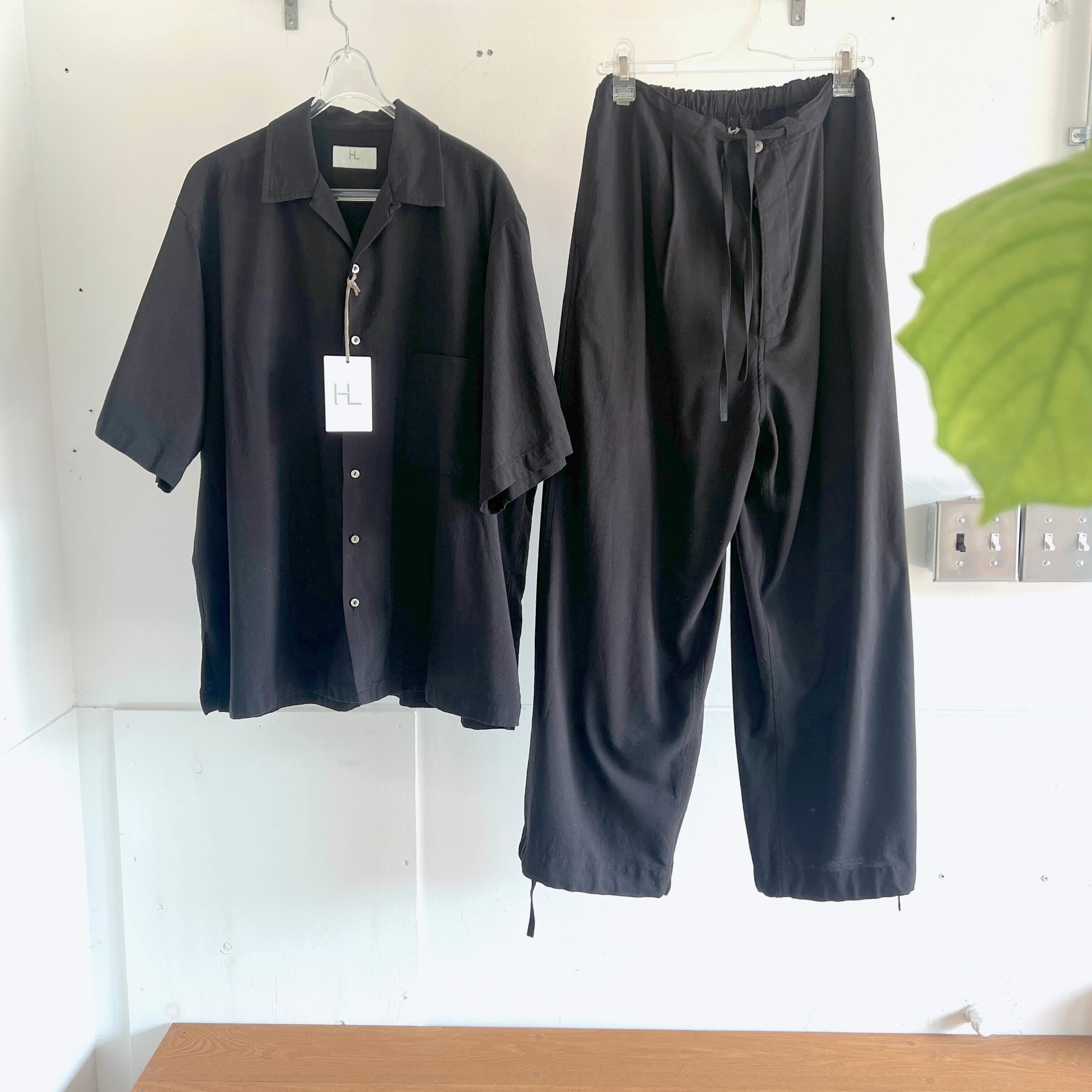 HERILL/ヘリル・Silk cotton nep Opencollar shirts | a flat shop