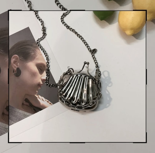 SHELL necklace mini bag⌇⌇