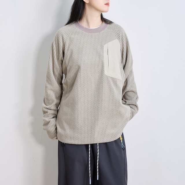 ワッフル切り替えプルオーバー C01016
