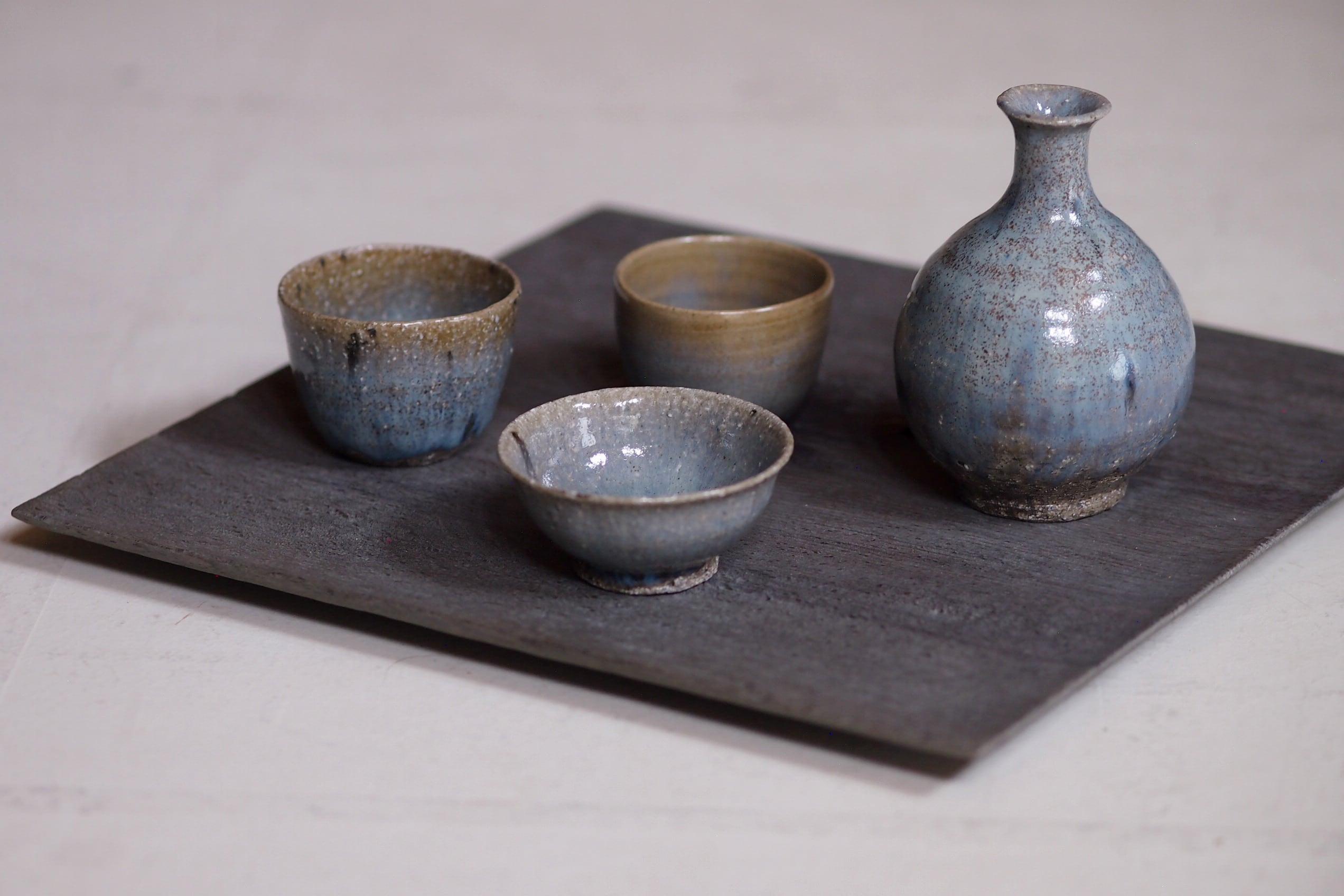 余宮隆さん　楕円深皿　飴釉　2客セット 余宮隆さん 楕円深皿 飴釉 2客セット 余宮隆さん