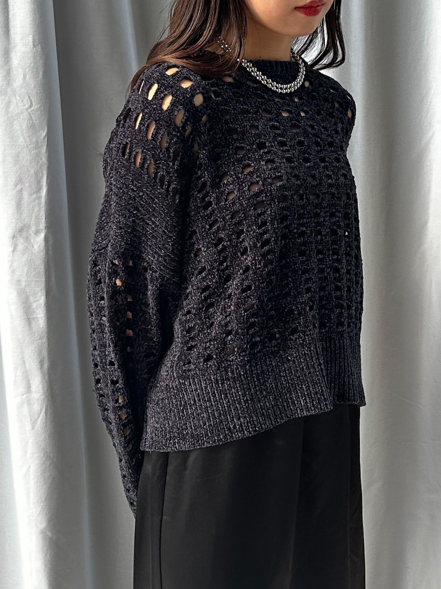 MORE MESH KNIT （ﾓｰﾙﾒｯｼｭﾆｯﾄ）【5545007】 | CIEL'AIR
