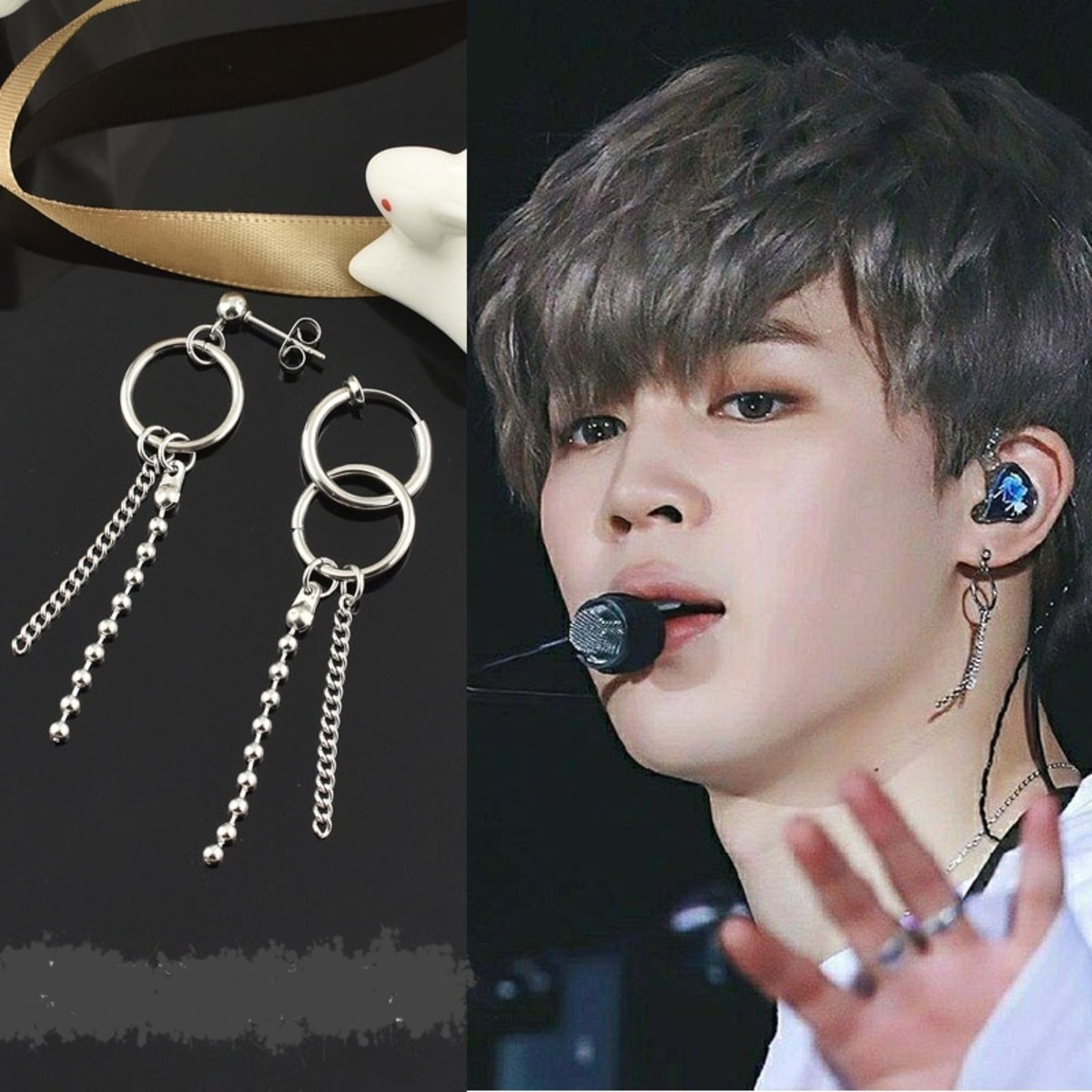 2type BTS JIMIN ジミン 着用モデル ダブルリング シングルリング 