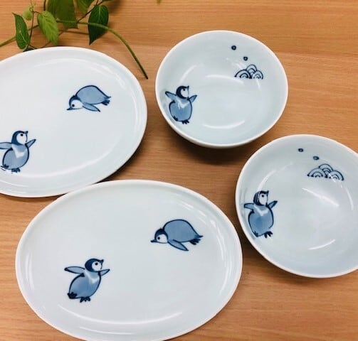 ペンギン　鯨歯工芸品　3点セット ペンギン 鯨歯工芸品 3点セット ペンギン 鯨歯工芸品 3点セット-