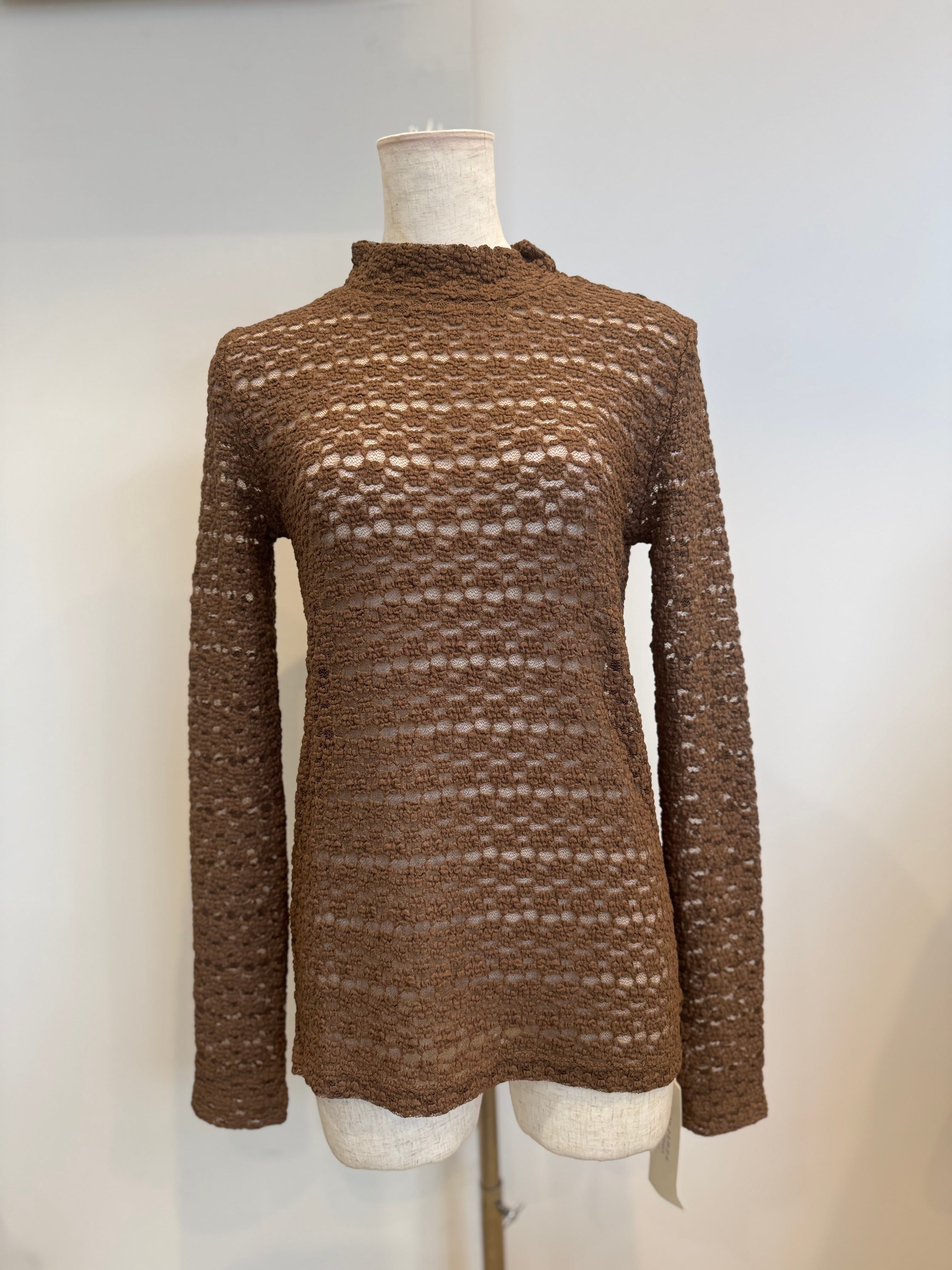 【SELECT】ストレッチレースプチハイネックPO 25-0685