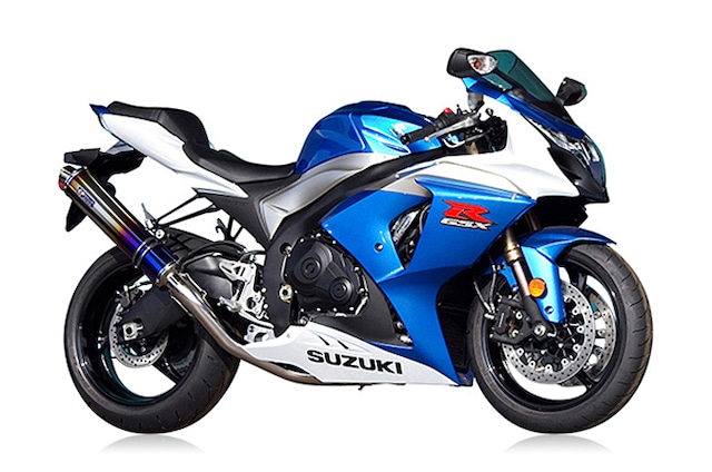 GSX-R1000（'09～'11） GPスペック S/O シングル オーバルチタンドラッグブルー[GS08-03OD]