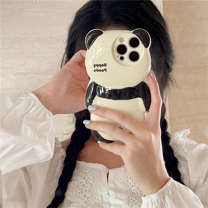 パンダ iPhone15 Pro Maxケース かわいい Panda iPhone15 Proケース