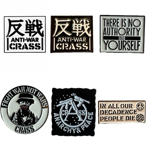 新入荷CRASS / Steve Ignorant presents CRASS  ピンバッジ