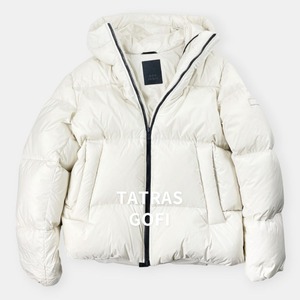 美品 TATRAS GOFI 23AW タトラス ゴフィ フード付き 軽量 ダウンジャケット MTKE23A4254 白 ホワイト 03 / J&NREUSE メンズ アウター