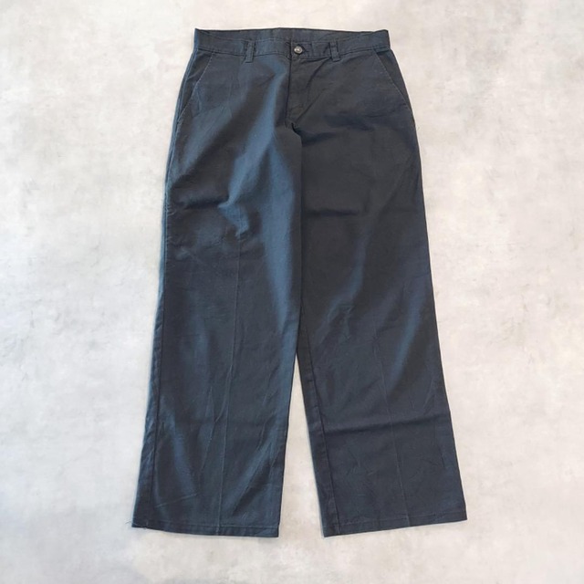 Dickies ディッキーズ W32 ワークパンツ チノ 古着 黒 15420