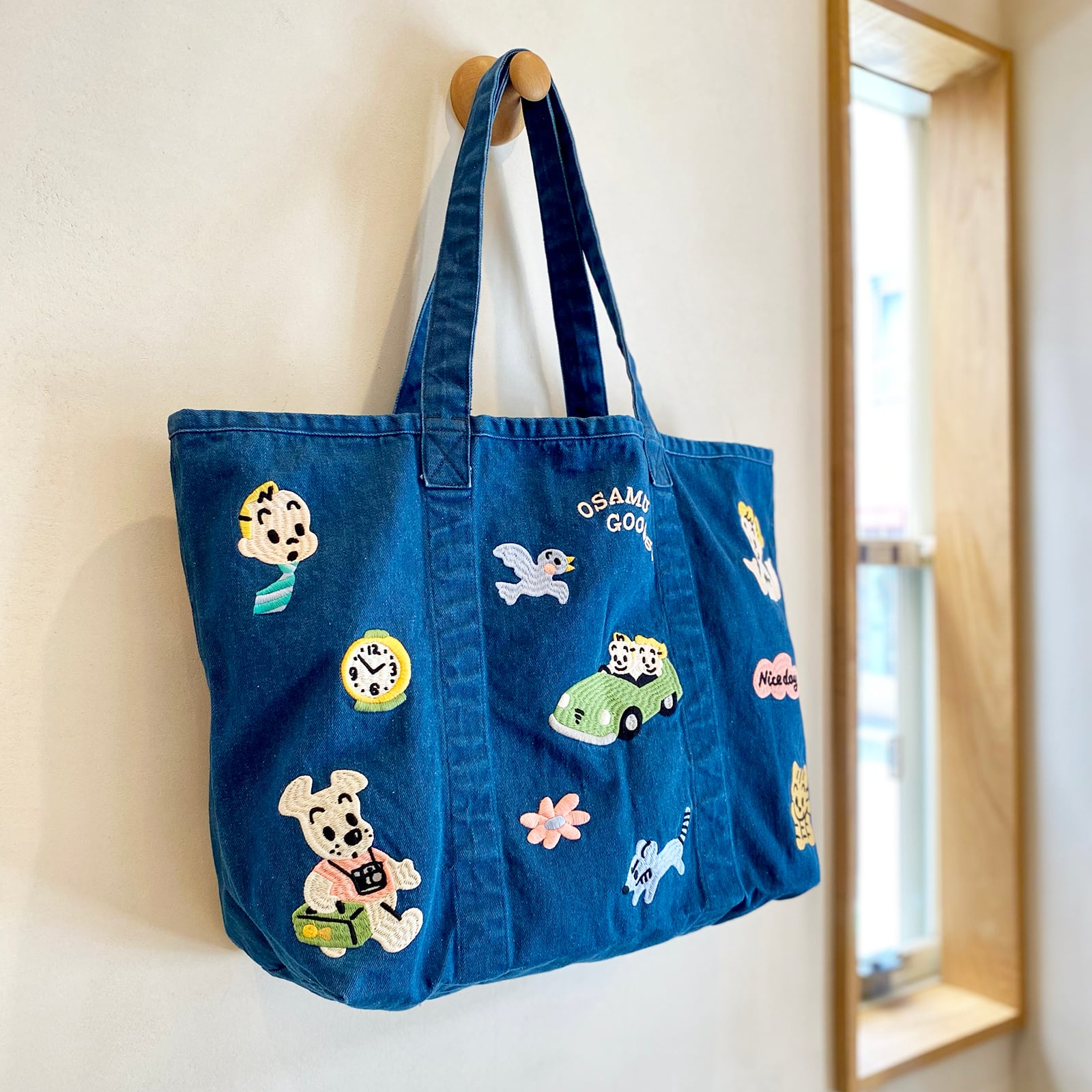 OSAMU GOODS denim tote_nice day | millvalley
