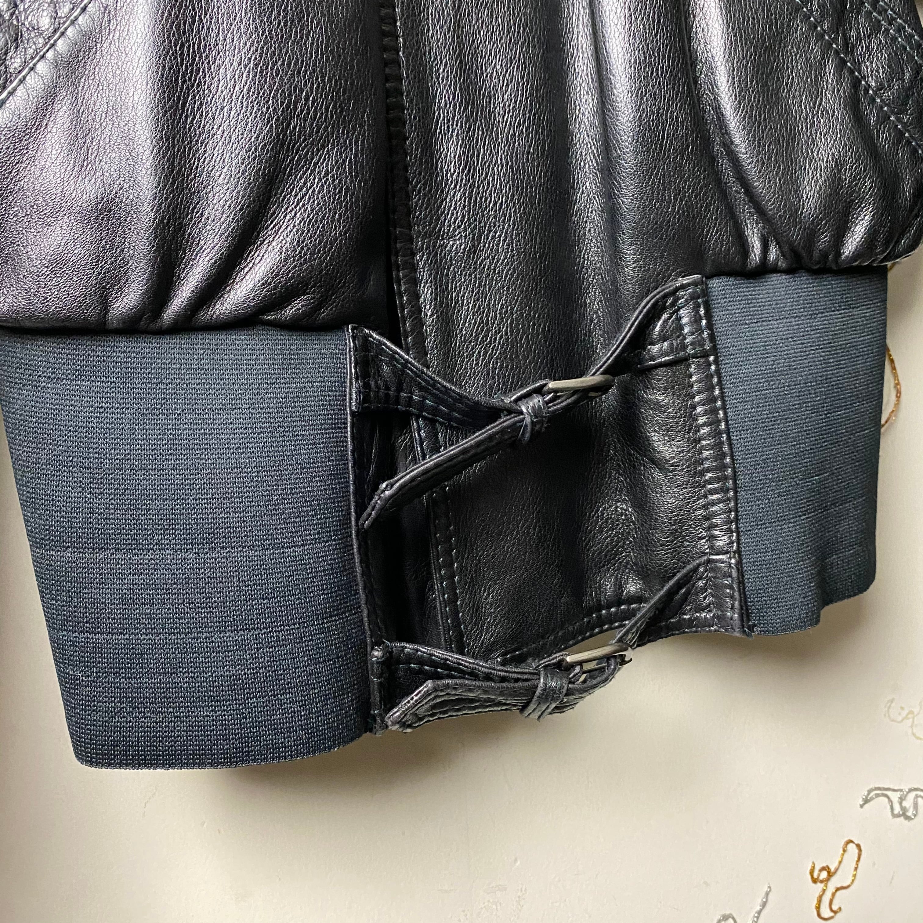 vintage GIANNI VERSACE leather bomber jacket | NOIR ONLINE