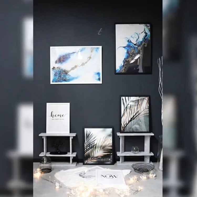 40×50cm【リゾート風キャンバスアート】 木陰 南国 絵画 芸術