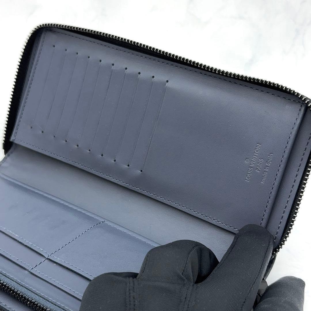 新品に近い】ルイヴィトン モノグラムシャドウ ジッピーヴェルティカル