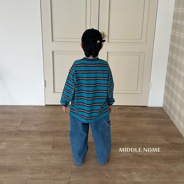 《送料無料》予約：ピグマルチボーダーT【MIDDLENAME】