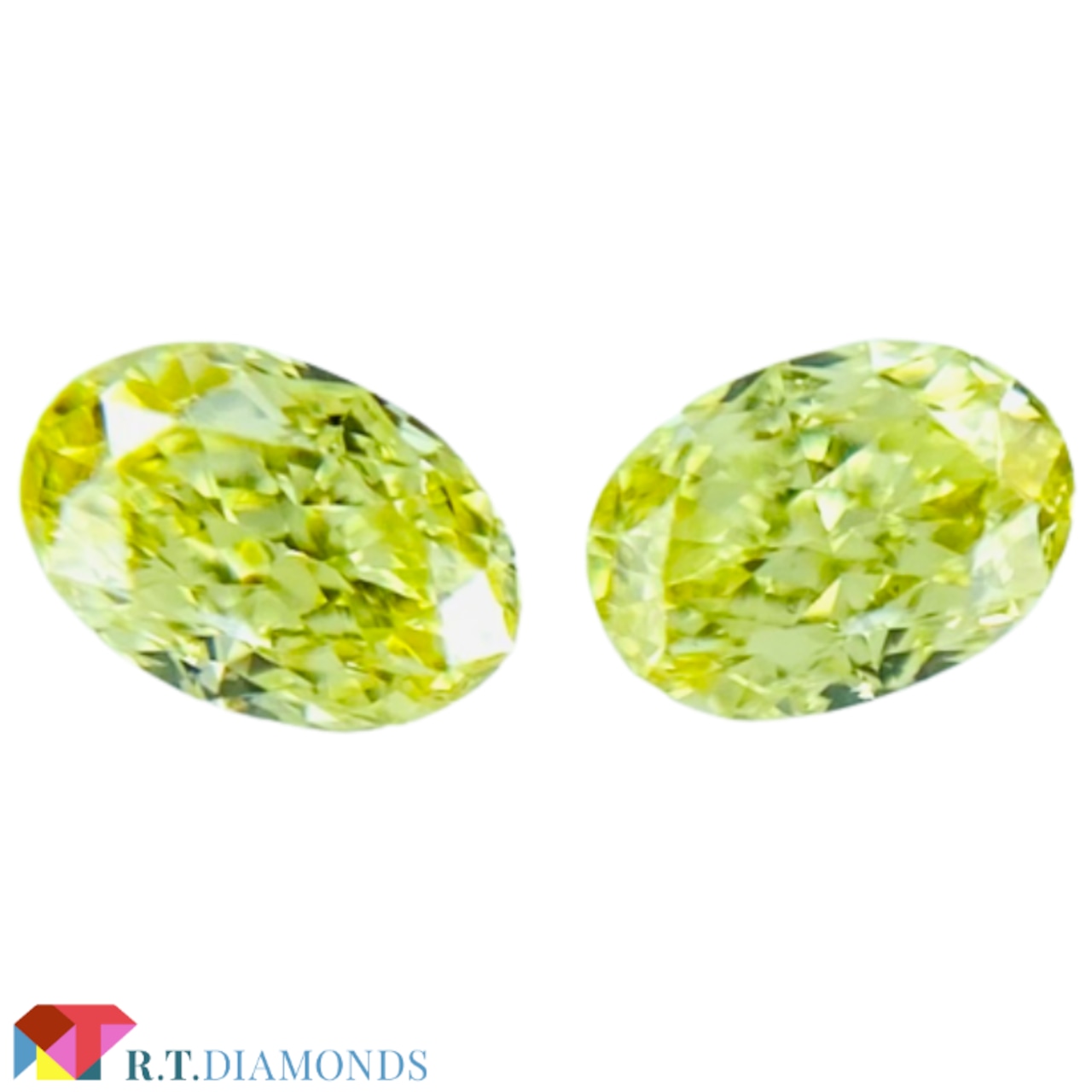 FANCY INTENSE YELLOW GREEN 0.073ct RCT-