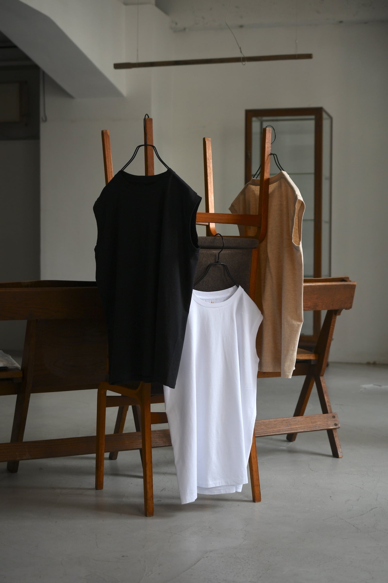 BATONER for nariwai別注ノースリーブウールT2枚セット24ss BATONER | nariwai
