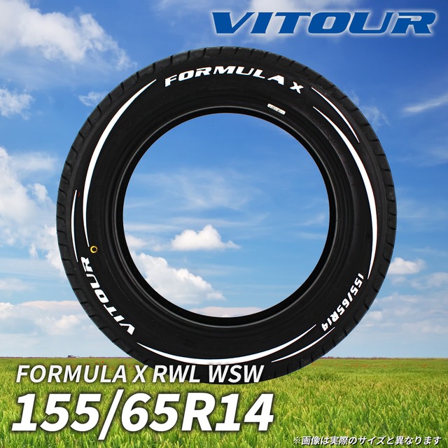 155/65R14 FORMULA X RWL-WSW【送料無料】