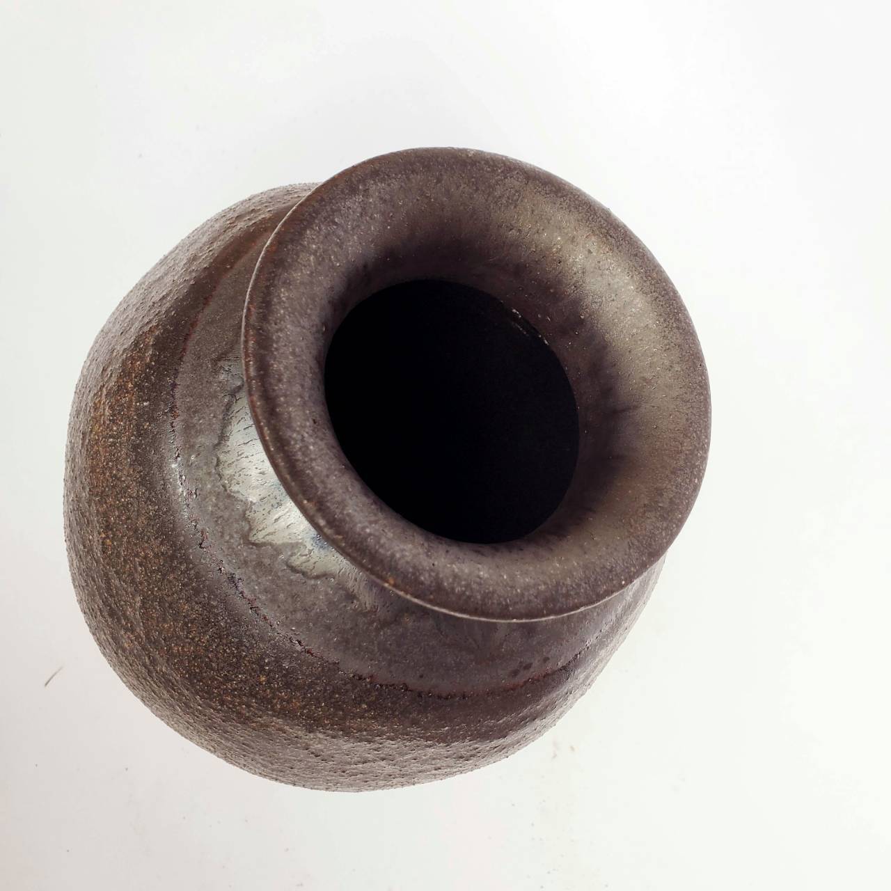 焼締壺型花瓶 13号 （信楽焼き・花瓶・花入れ・花器・壺・壷・一輪挿し