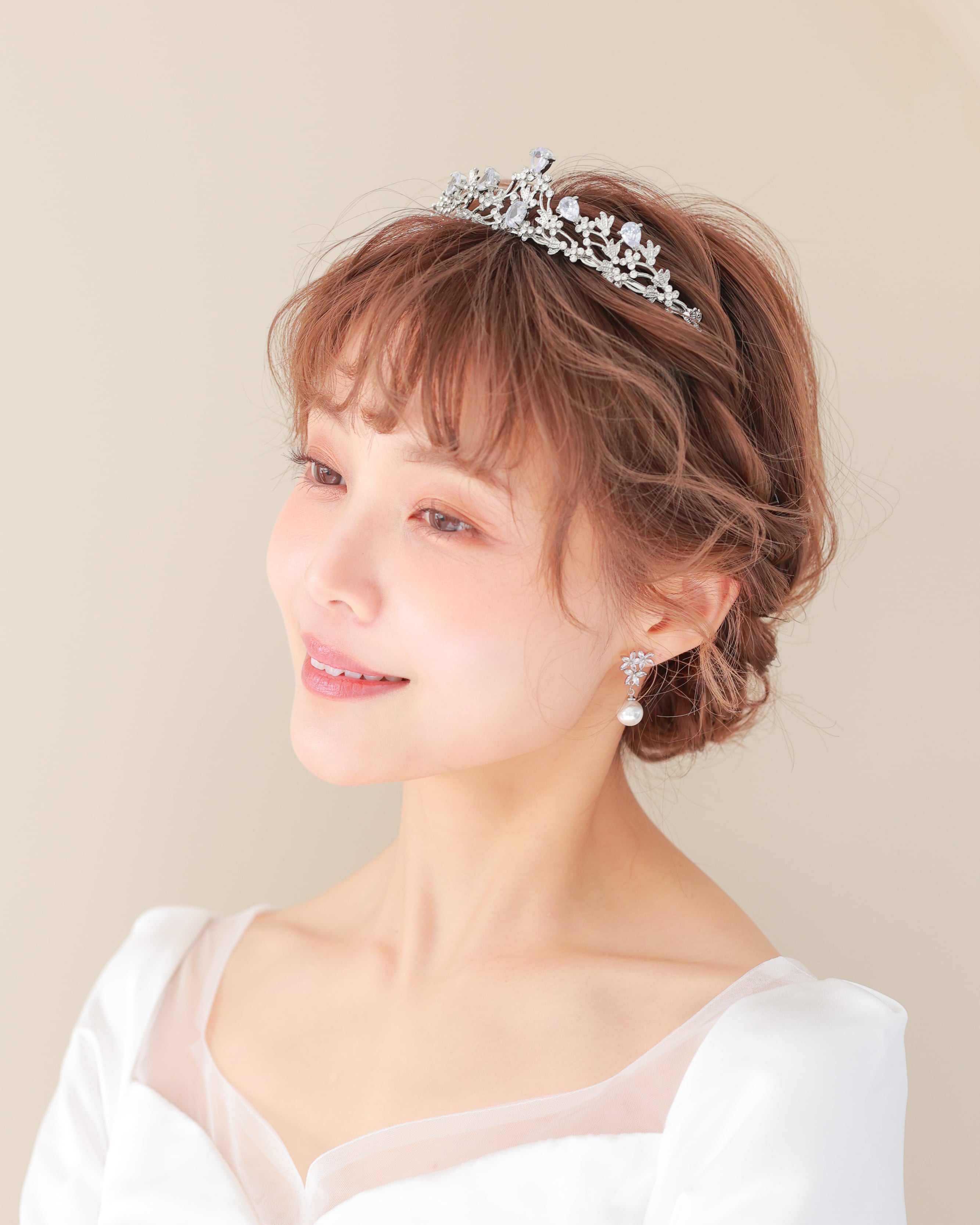 週末限定お値下げ asyalapteva bridal ティアラ ウェディング ウェディングティアラ【AH2409-01】 | ブライダルアクセサリー