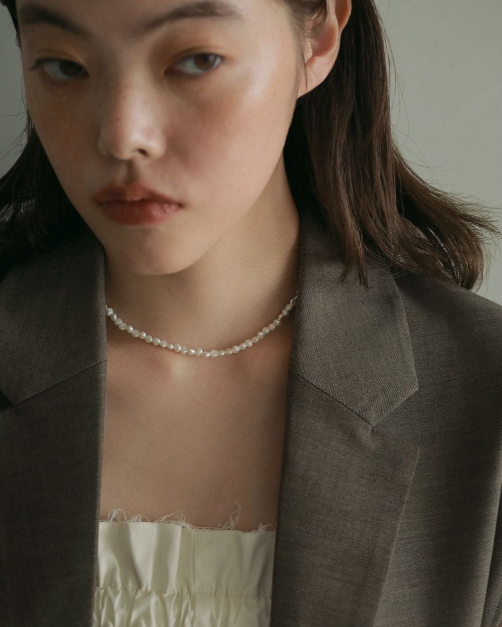 anuke アンヌーク Mini Pearl Necklace 62510910 | ANERCA & L.I.V
