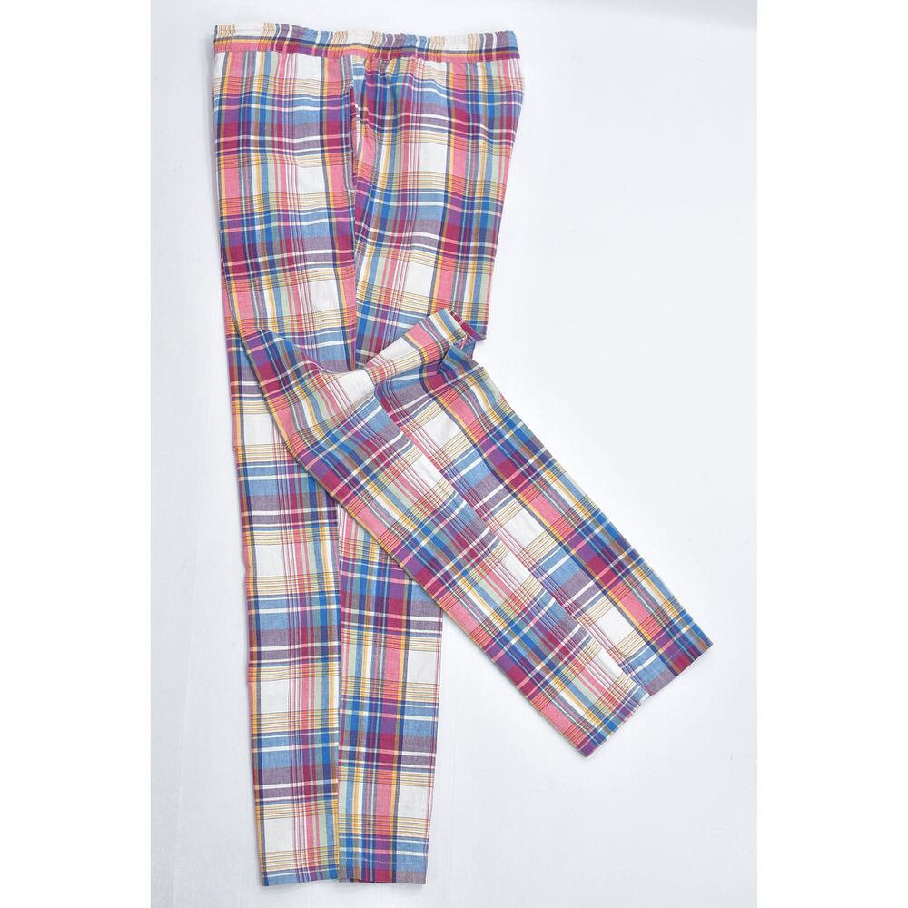 80〜90s HAGGER チェックパンツ　スラックス　マドラスチェック 80〜90s HAGGER チェックパンツ スラックス マドラスチェック