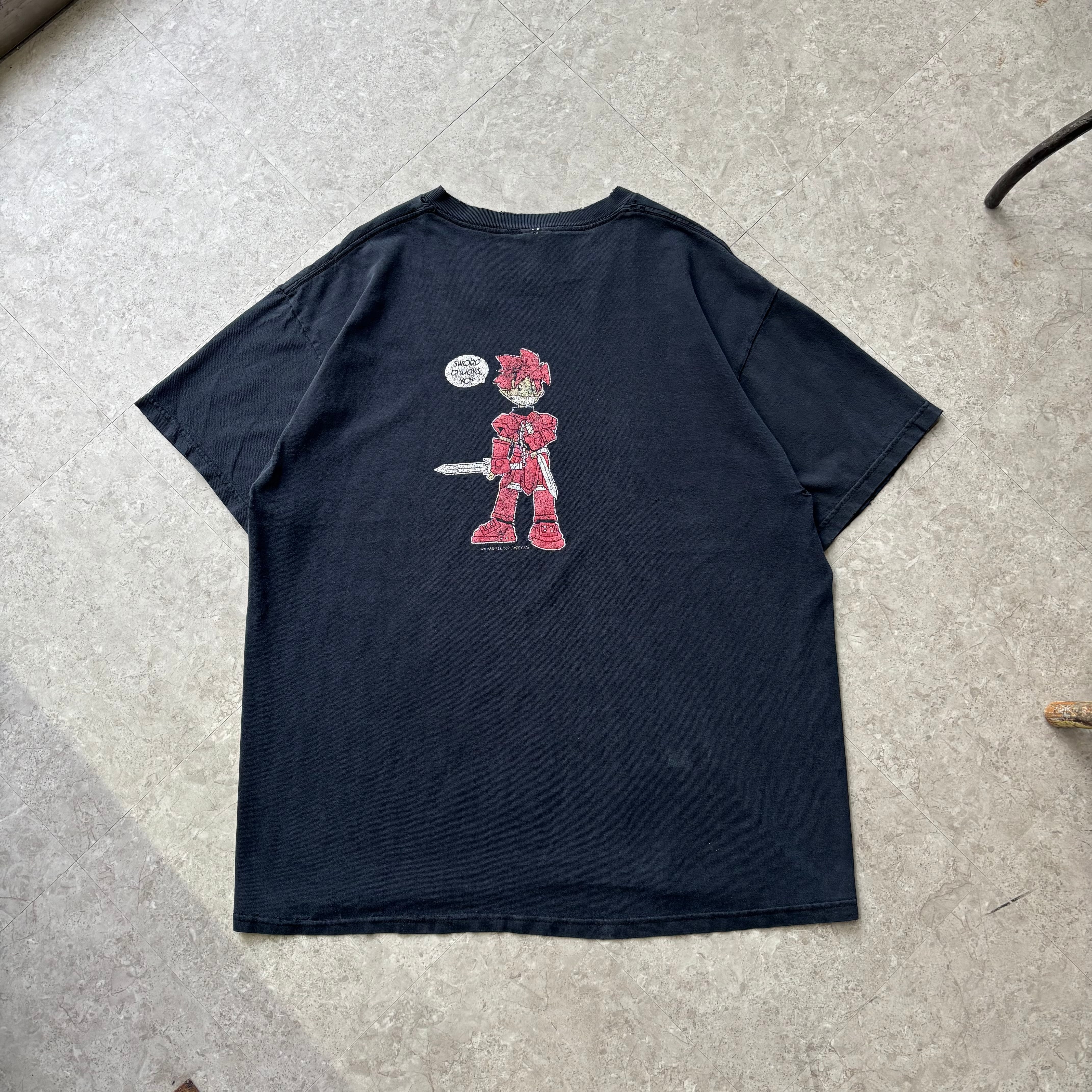 00s 8-Bit Theater "SWORD CHUCKS, YO!" T-shirt【仙台店】