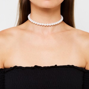 Diana pearl choker