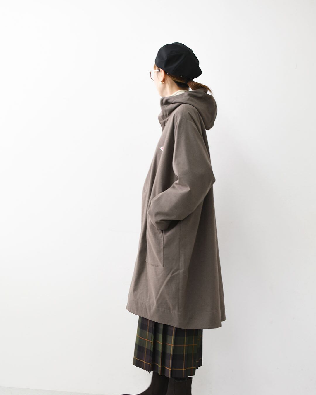 DANTON [ダントン] W WOOLLIKE HOODED COAT [DT-A0526WLX] ウール