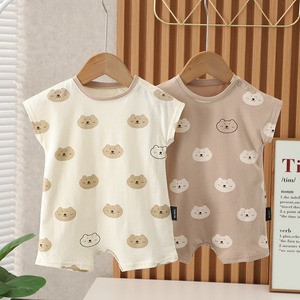 【夏作】熊プリントオールインワン