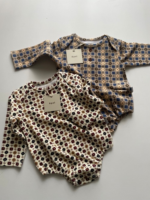 即納andpal &pal アンドパル　geometric pattern rompers / 2col