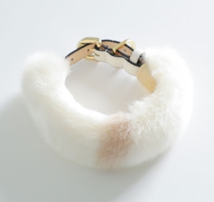 即納【PETTISTA】Eco Fur Pompom《Ivory》