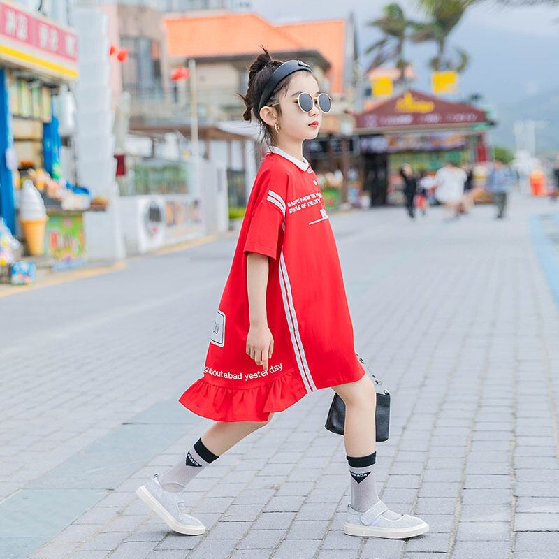 ドレス サマースタイルスカート コットン 夏物 トレンディボーイ24911696884