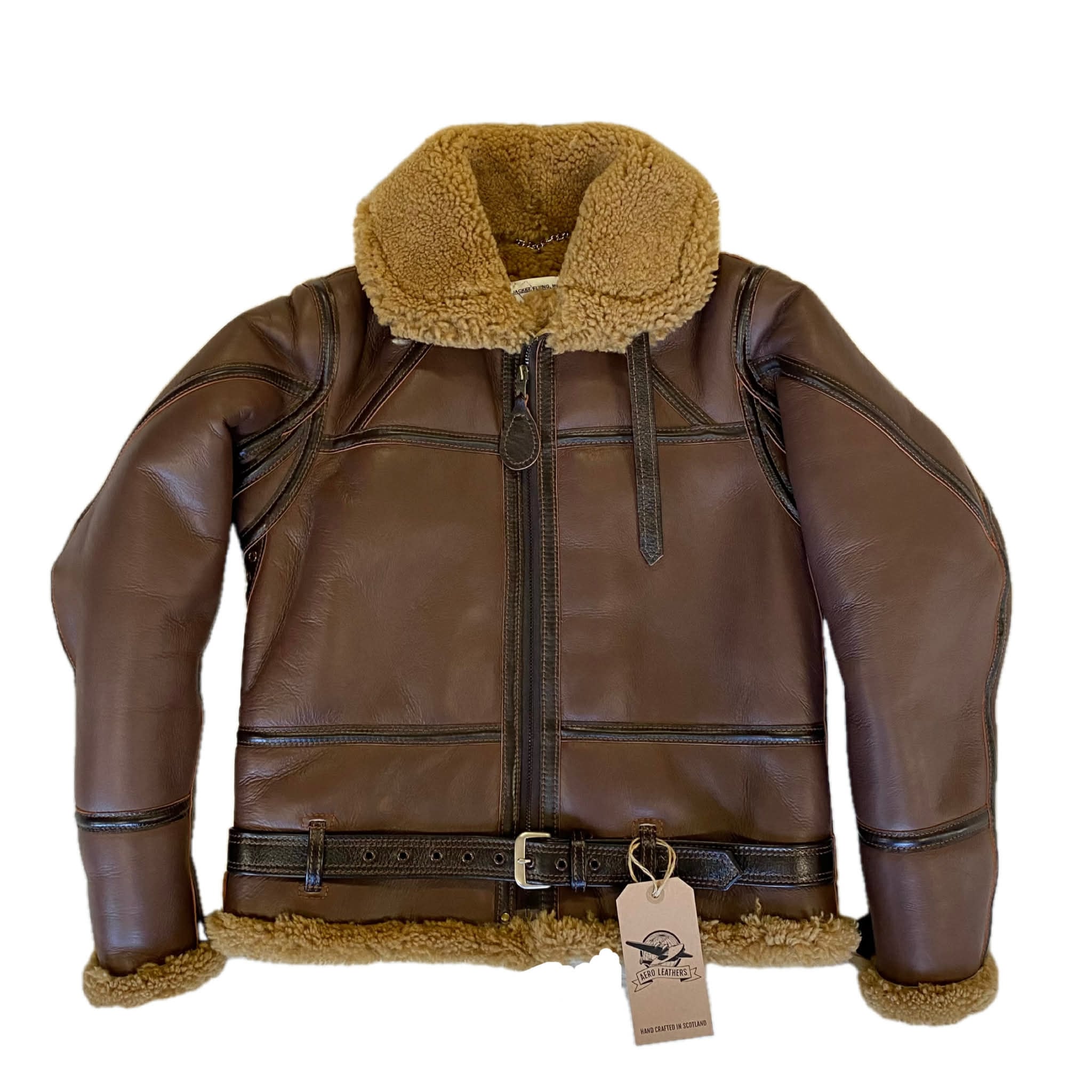 エアロレザー　G-1レザージャケット　本革　ブラウン系　38 中古・古着通販】Aero LEATHER (エアロレザー) ヘラクレス ホース