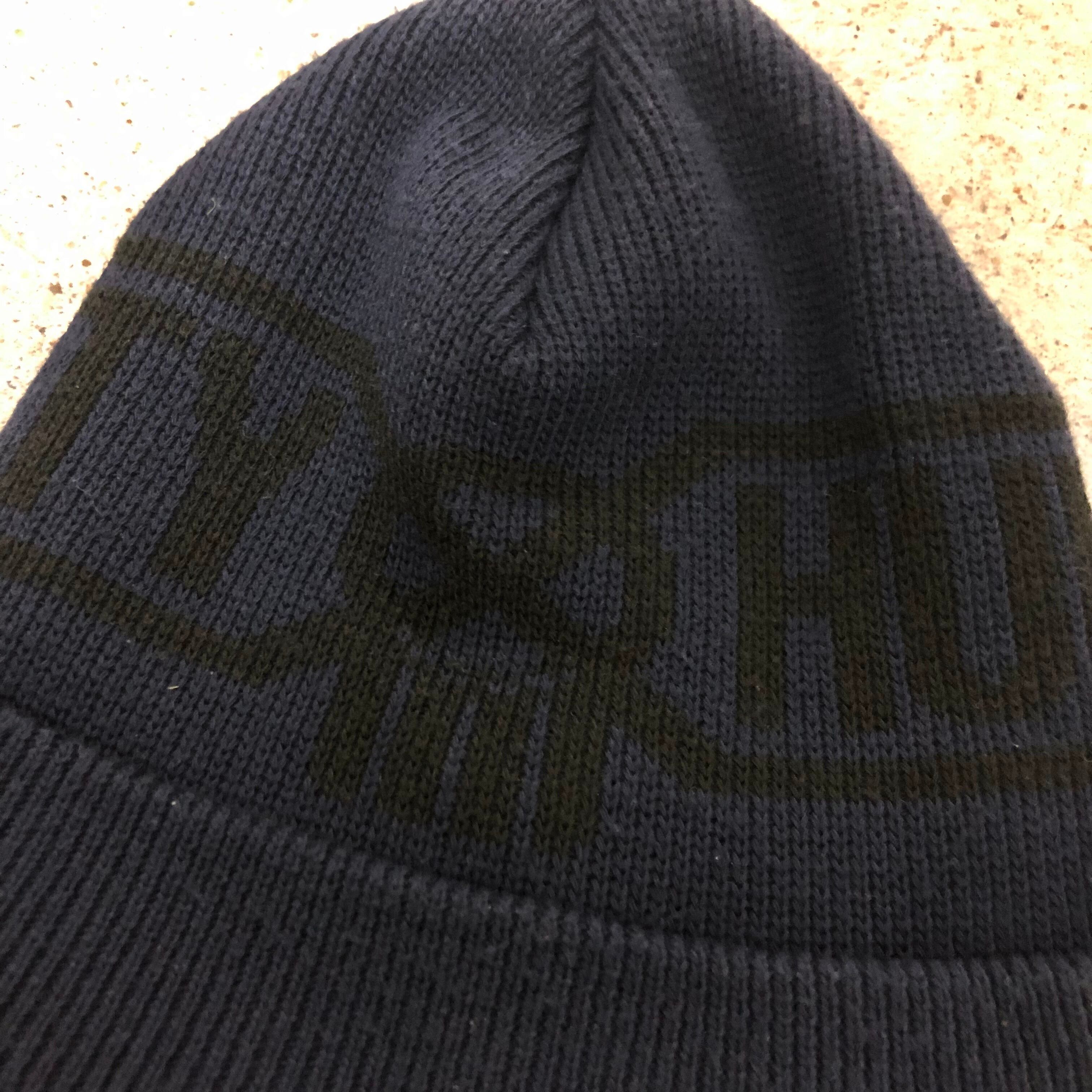 BOUNTY HUNTER/Logo Beanie/Free/ロゴプリントビーニー/ネイビー