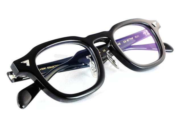 BJ CLASSIC フラットレンズ CE-577MP FLAT C-1 セルロイド チタン パリジャン ウェリントン フレンチ ヴィンテージ クラシカル セルロイド BJクラシック 鯖江 日本製 正規品-4枚目