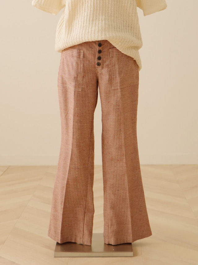 ●60-70s herringbone tweed pants